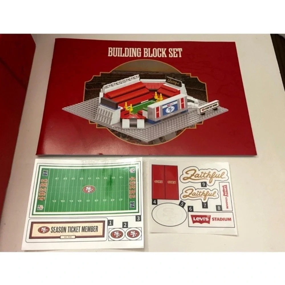 2025 San‎ Francisco 49ers Season Ticket Member Building Block Set Levi's Stadium